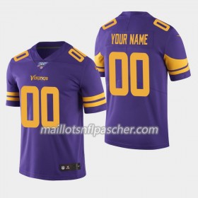 Maillot Minnesota Vikings Custom Nike Violet 100th - Homme